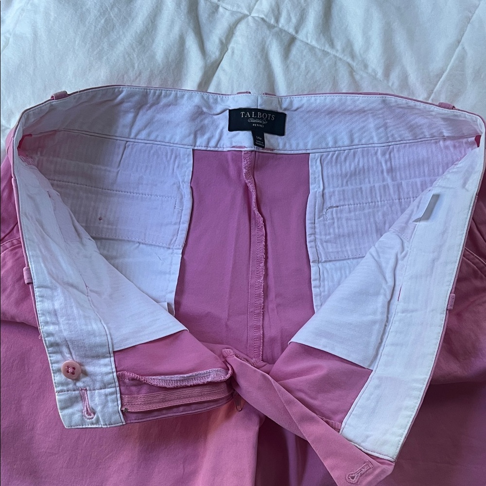 Talbots Vibrant Pink Women's Bermudas - Picture 3 of 6